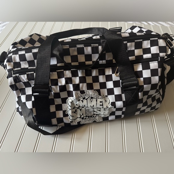 Other - Lyrical Lemonade Summer Smash Checkered Duffle Bag – Black/White